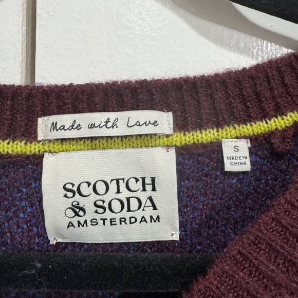 Scotch & Soda Amsterdam Tulip Crew Neck Sweater Size Small - Picture 4 of 6